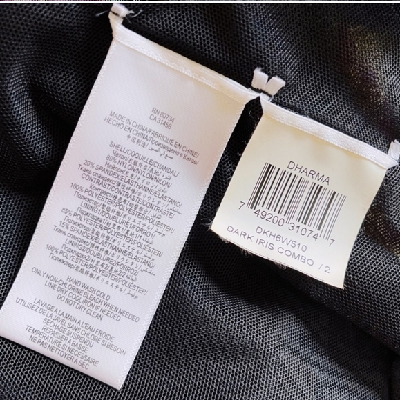 BCBG Maxazria Dharma Dark Iris Combo Maxi Gown - Picture 13 of 14